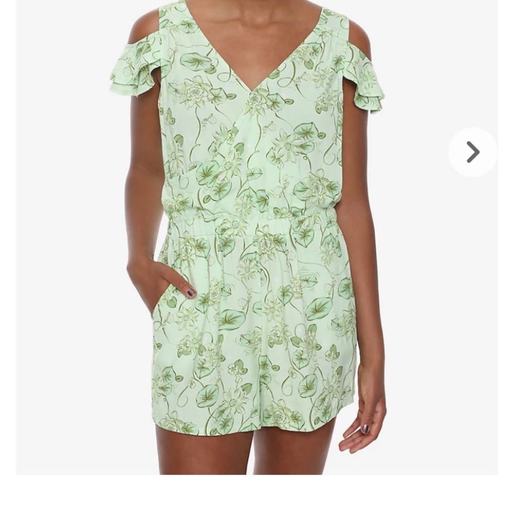 Disney her universe tiana cold shoulder romper